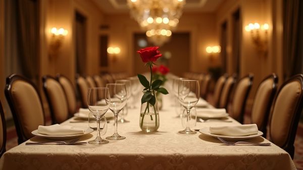 Décorer les tables d'une réception quand le budget est serré